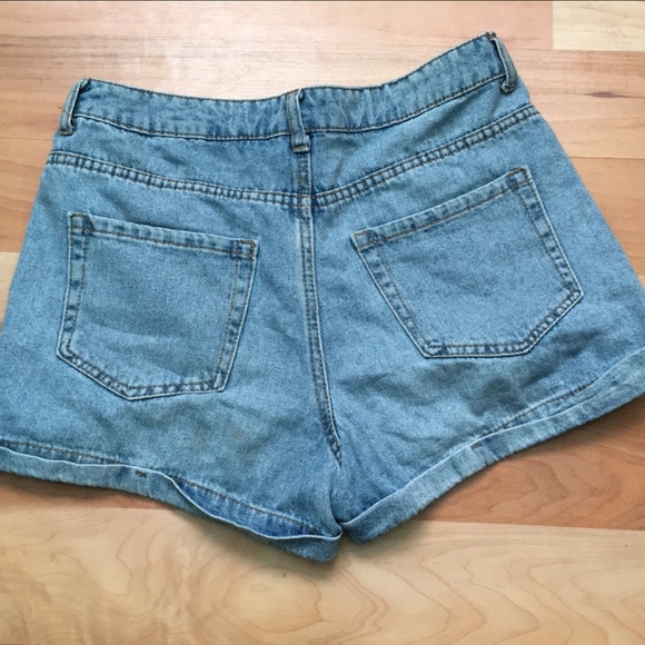High rise denim | Mom jeans shorts - Picture 2 of 5